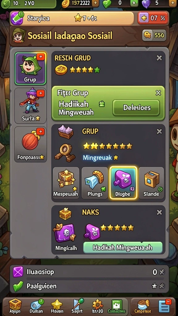 Fitur permainan slot yang penuh warna dan menghibur.