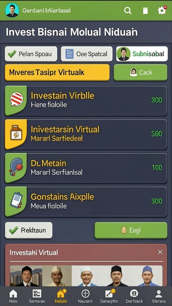 Karakter yang dapat dipilih dengan keterampilan unik.