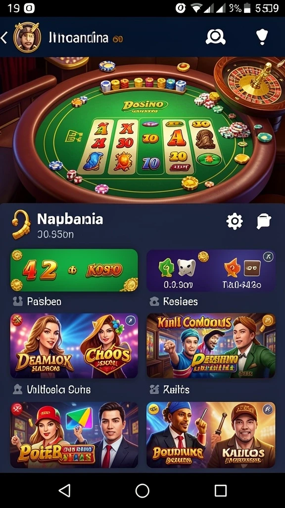 Tampilan antarmuka utama game AA666 yang menarik.