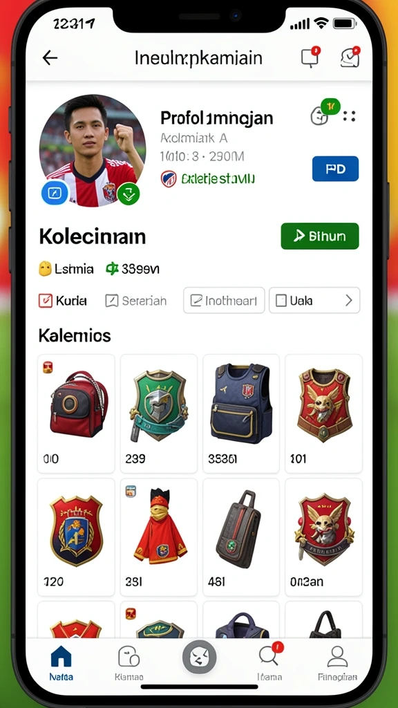 Antarmuka aplikasi yang modern dan menarik.