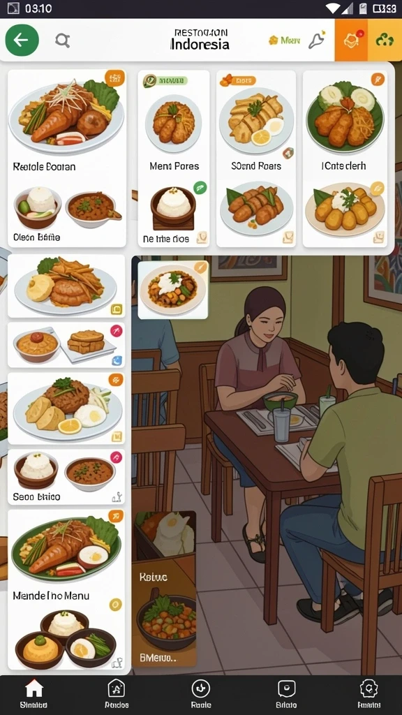 Tampilan antarmuka yang menarik dan mudah digunakan.