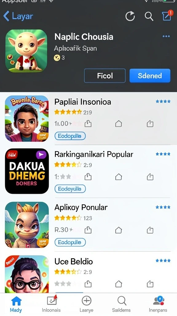 Tampilan antarmuka yang user-friendly dan menarik.