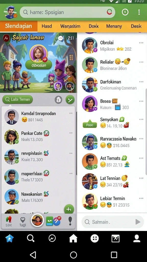 Tampilan antar muka yang intuitif dan mudah digunakan.