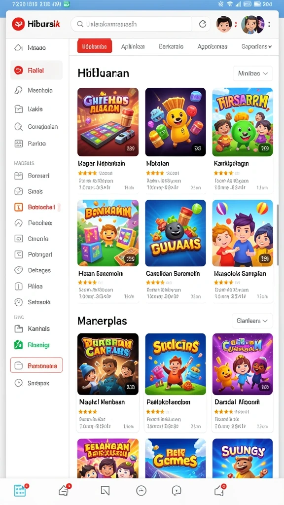 Tampilan antarmuka yang user-friendly dan menarik.