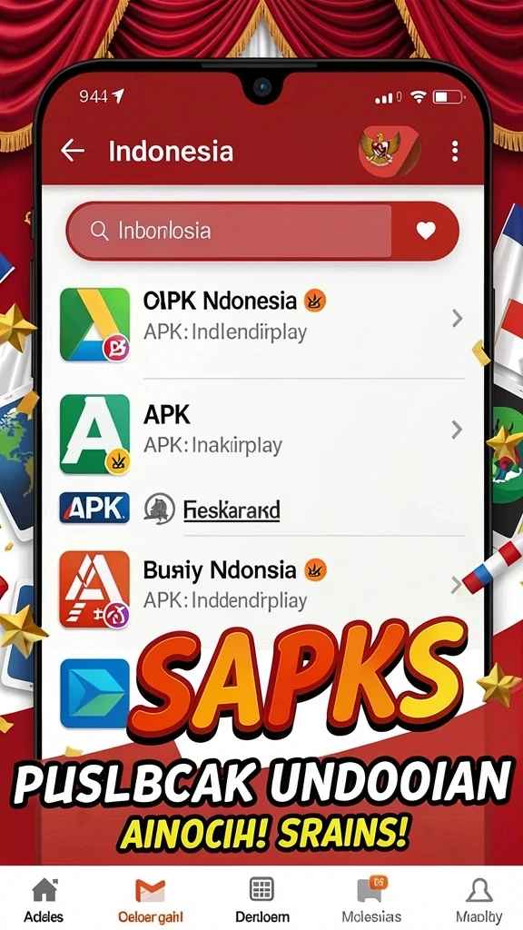 Tampilan karakter yang dinamis dan menarik.