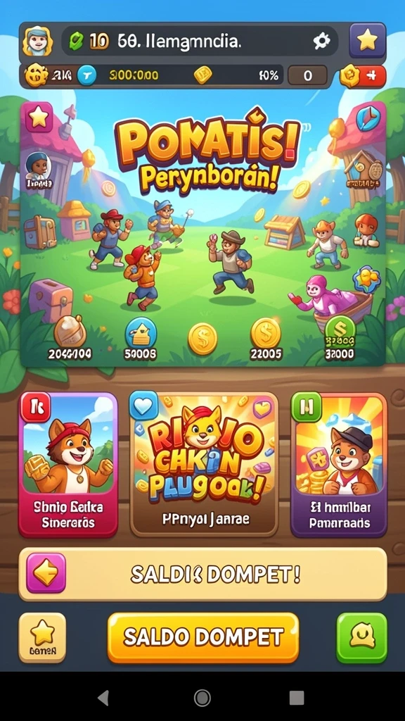 Karakter unik yang memperkaya pengalaman bermain.