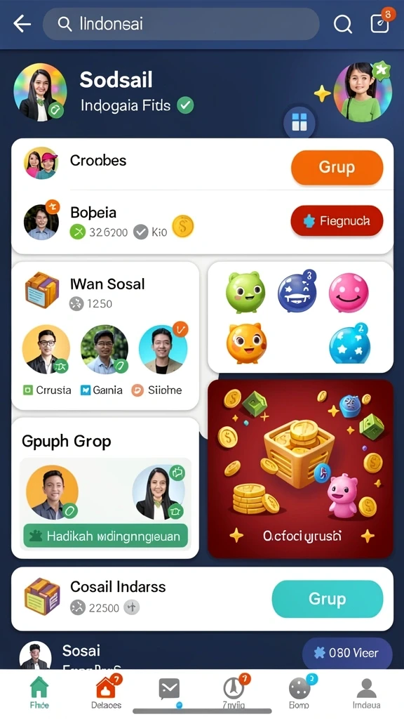 Karakter unik dengan kemampuan khusus untuk setiap pemain.