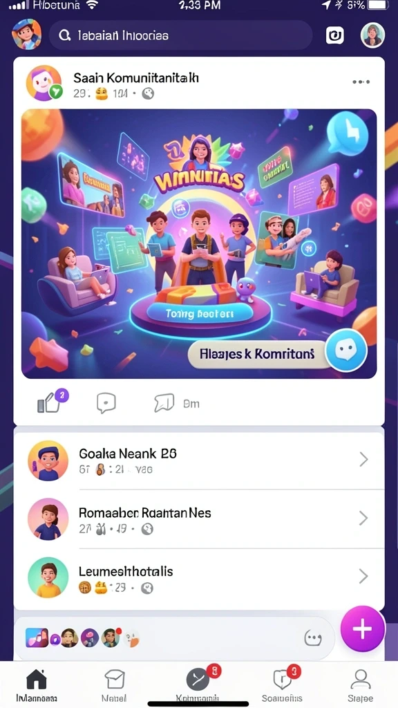 Komunitas pemain yang aktif dan suportif.