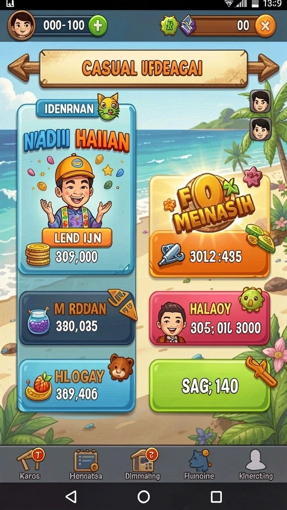 Tampilan antarmuka yang menarik dan mudah dinavigasi.