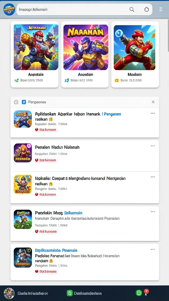Tampilan antarmuka yang menawan dan mudah digunakan.