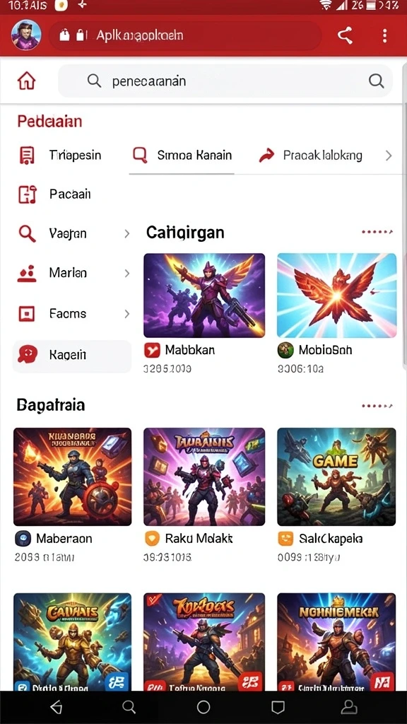 Fitur multiplayer memungkinkan Anda bersaing dengan pemain lain.