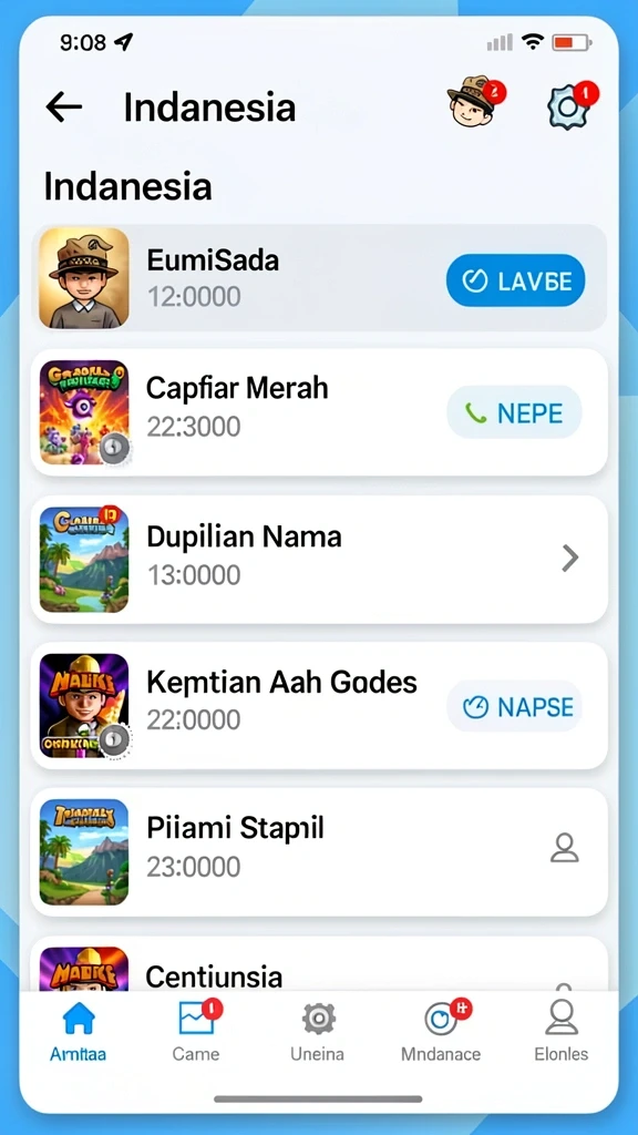 Tampilan antarmuka yang menarik dan intuitif.