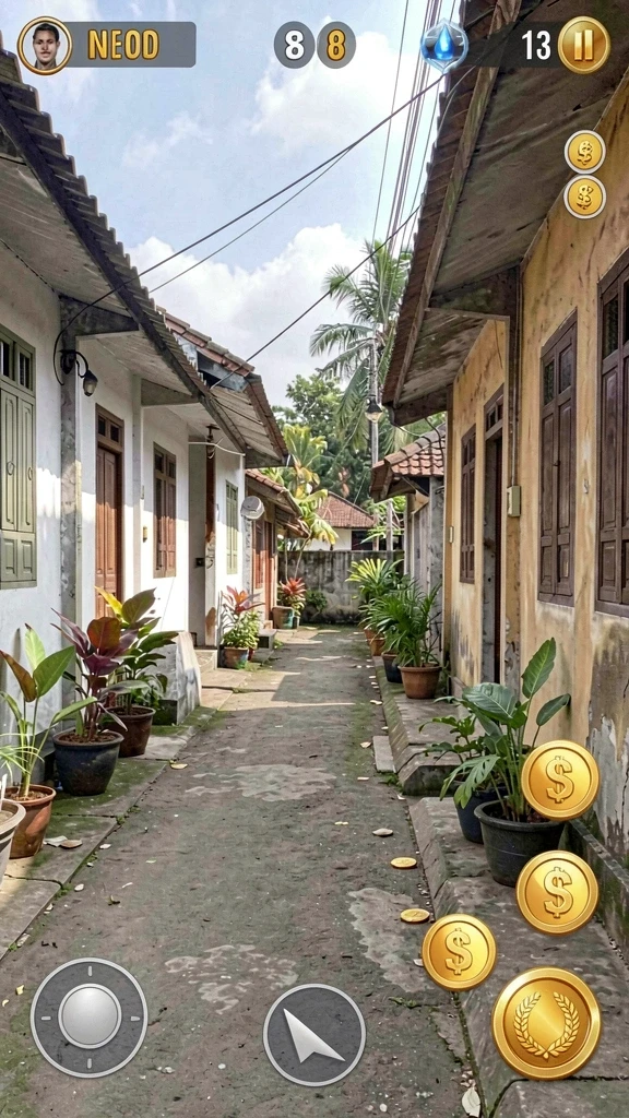 Level menantang dengan beragam rintangan yang seru.
