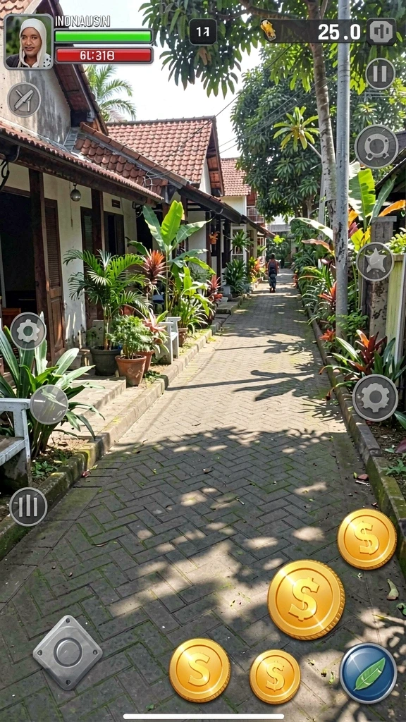 Screenshot saat pengguna mengikuti tantangan menabung.