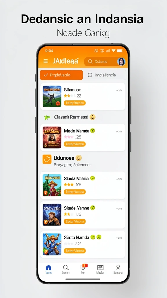 Gambaran tantangan seru dalam level yang tinggi.