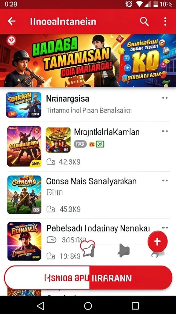 Berbagai pilihan mode permainan yang seru.