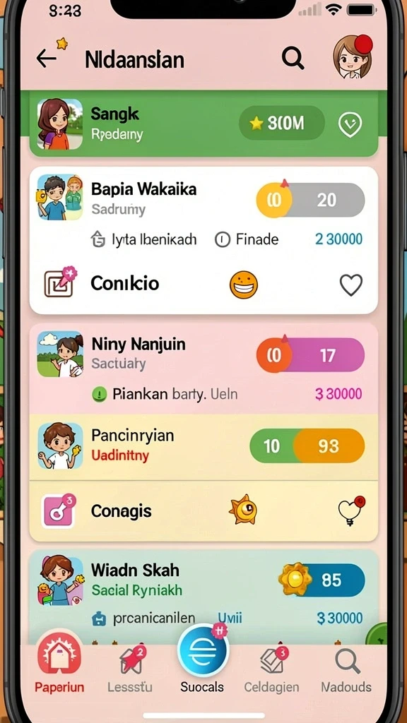 Mode permainan kompetitif yang seru.