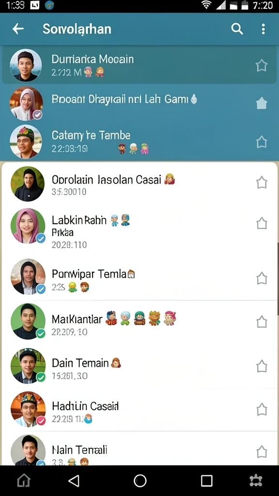Momen seru saat bertanding dengan teman-teman.