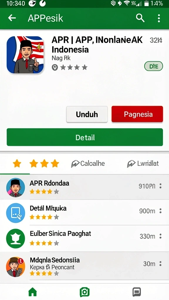 Tampilan antarmuka yang menarik dan user-friendly.