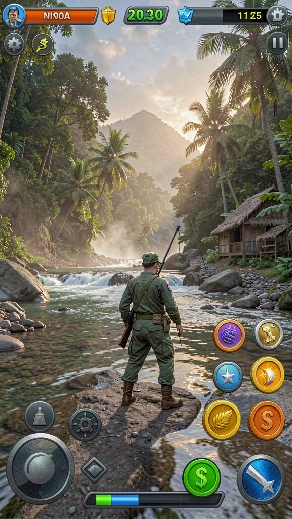 Tangkapan layar ini menunjukkan mode multi-pemain yang aktif.