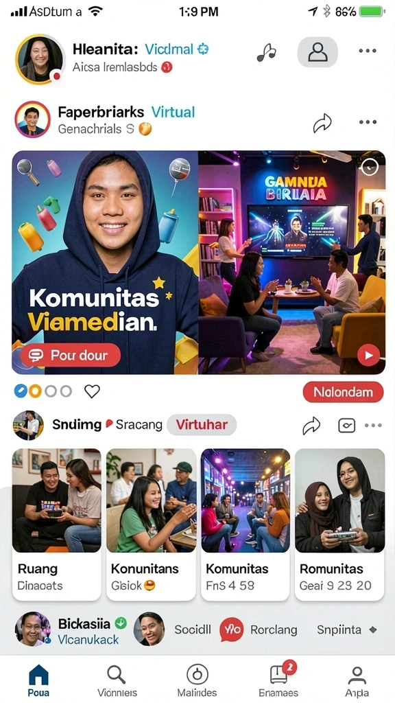 Sistem penghargaan yang memotivasi pemain untuk berprestasi.